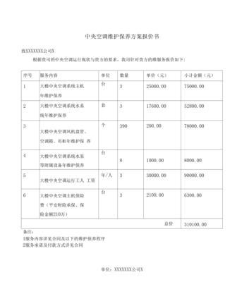 保定中央空调清洗维修价格揭秘（掌握行情）